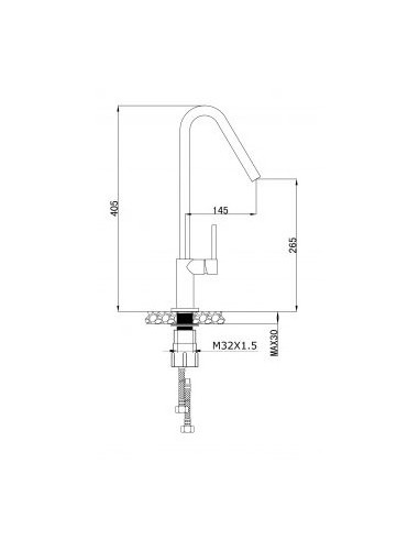 GRIFO FREGADOR MONOMANDO MODELO IRIS GRIFO FREGADOR MONOMANDO MODELO IRIS