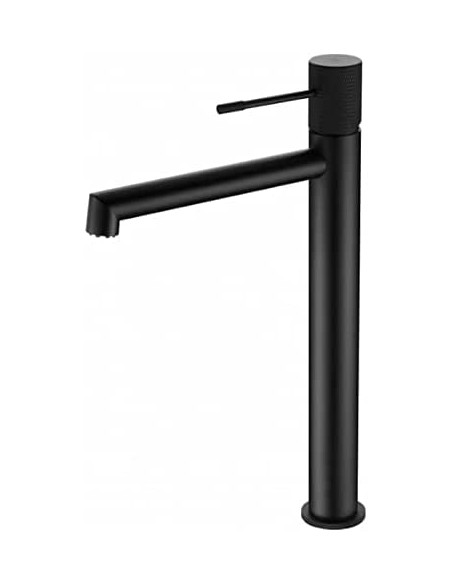 GRIFO MONOMANDO LAVABO ALTO MODELO LINE COLOR NEGRO MATE DE LA MARCA IMEX