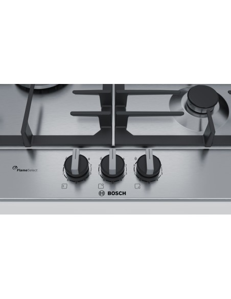 ENCIMERA DE GAS 3 FGOS. EN ACERO INOXIDABLE BOSCH