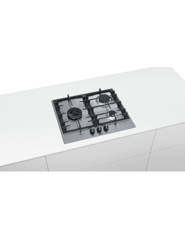 ENCIMERA DE GAS 3 FGOS. EN ACERO...