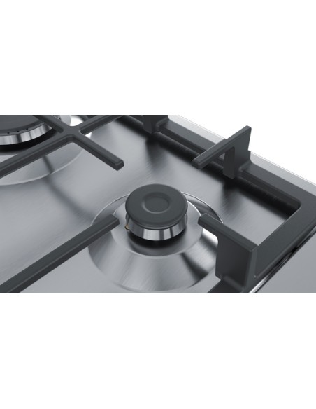 PLACA DE 3 FGOS. EN ACERO INOXIDABLE SERIE 4 BOSCH