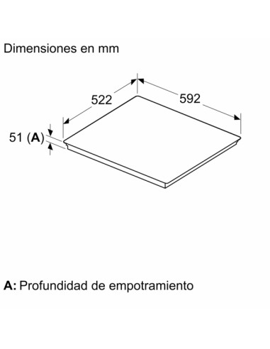 PLACA DE INDUCCION 3FUEGOS BOSCH