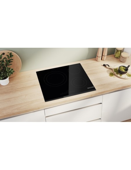 ENCIMERA VITROCERAMICA 60cm NEGRO SIN PERFILES BOSCH