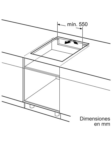 PLACA INDUCCION DE 60CM EN NEGRO BOSCH