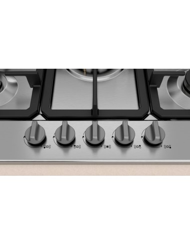 PLACA DE GAS DE 75cm EN ACERO BALAY