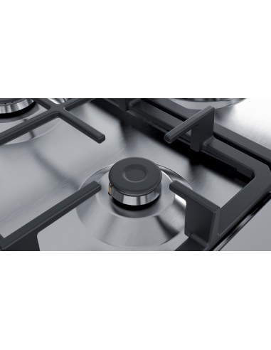 PLACA DE GAS 60cm EN ACERO INOXIDABLE