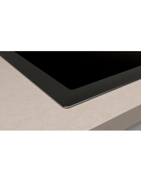 PLACA VITROCERAMICA DE 60cm CON MARCO EN ACERO INOX.