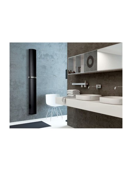 RADIADOR DECORATIVO EN NEGRO MATE MODELO NEW NIXIE