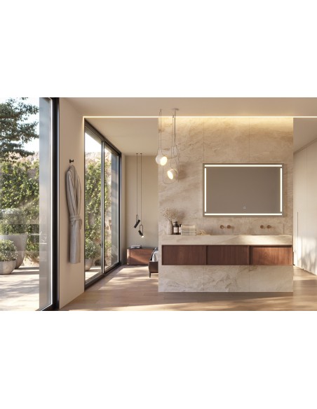 ESPEJO DE BAÑO CON LUZ FRONTAL MODELO VIENA