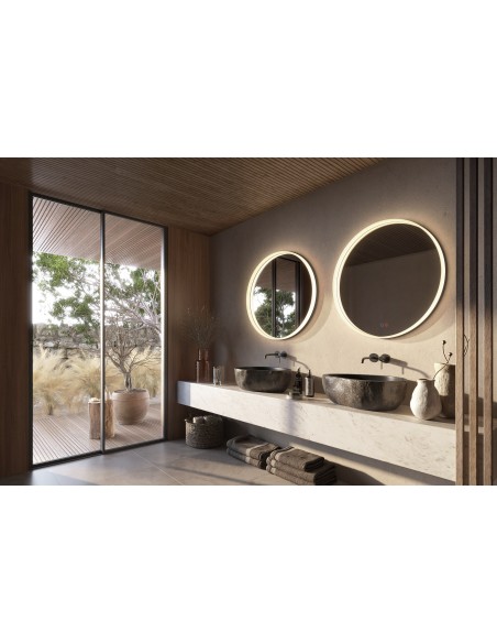 ESPEJO DE BAÑO REDONDO MODELO BOLONIA