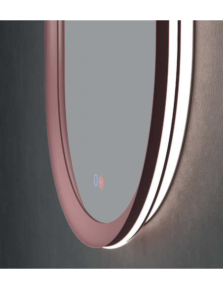 ESPEJO ELIPTICO RETROILUMINADO MODELO MILANO