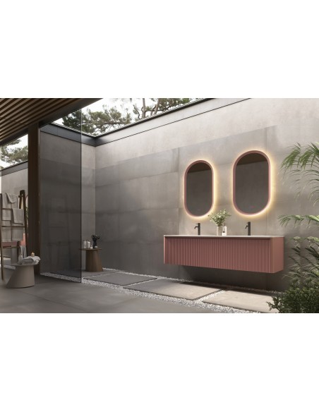 ESPEJO ELIPTICO RETROILUMINADO MODELO MILANO