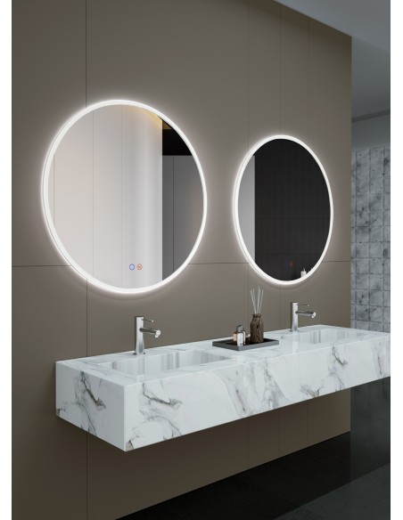 ESPEJO REDONDO SERIE ATENAS DE LEDIMEX