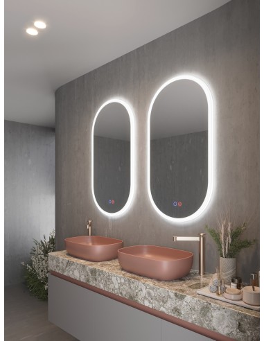 ESPEJO ELÍPTICO CON MARCO ACRILICO...