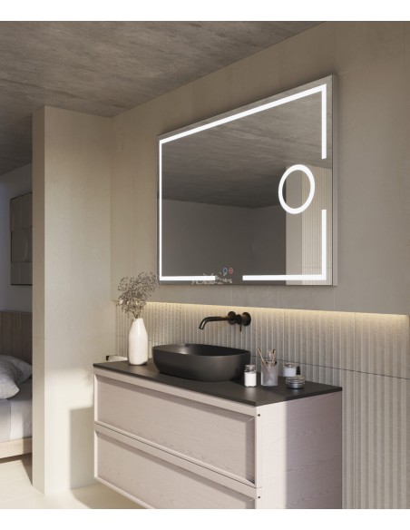 ESPEJO MODELO MALTA DE LEDIMEX RETROILUMINADO