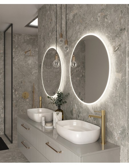 ESPEJO MODELO BELGICA DE LEDIMEX RETROILUMINADO