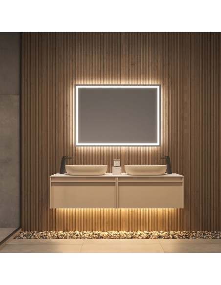 ESPEJO MODELO FRANCIA DE LEDIMEX LUZ FRONTAL