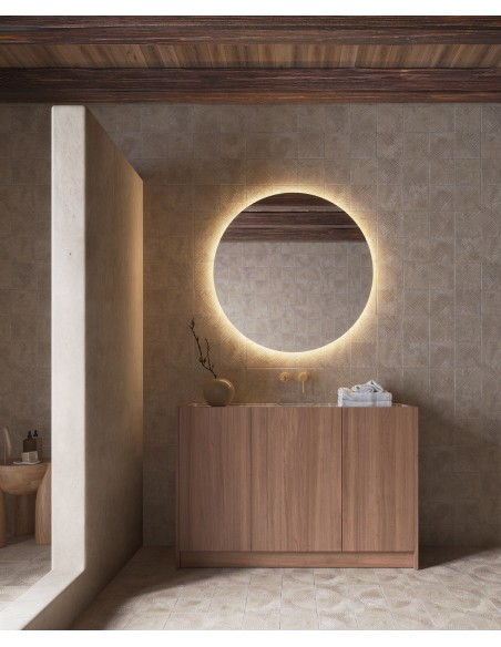 ESPEJO DE BAÑO MODELO OPORTO DE LEDIMEX RETROILUMINADO