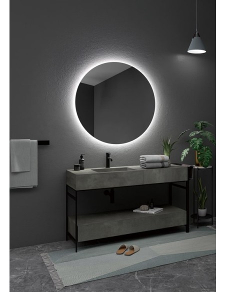 ESPEJO DE BAÑO MODELO OPORTO DE LEDIMEX RETROILUMINADO