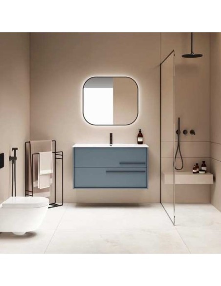 CONJUNTO MUEBLE DE BAÑO DE 80cm CON LAVABO MODELO AQUA