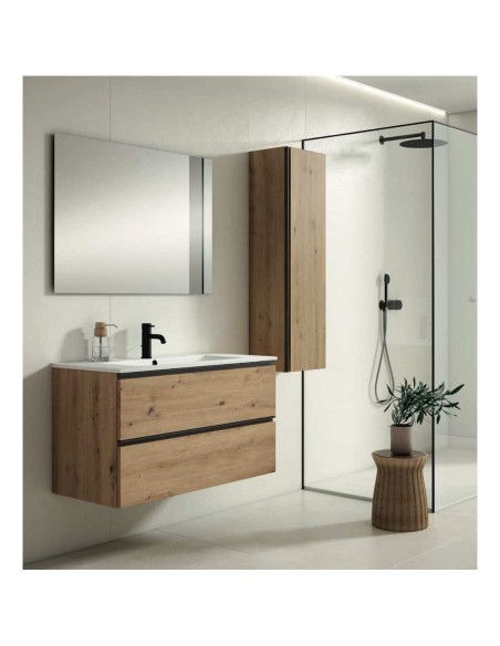 CONJUNTO MUEBLE SUSPENDIDO  CON LAVABO MODELO GRANADA