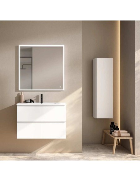 CONJUNTO MUEBLE DE BAÑO SUSPENDIDO CON LAVABO