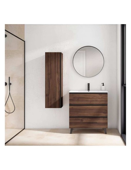 CONJUNTO MUEBLE DE BAÑO CON 3 CAJONES Y LAVABO MODELO MALAGA