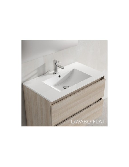 CONJUNTO MUEBLE DE BAÑO DE 80cm MODELO BOX CON LAVABO