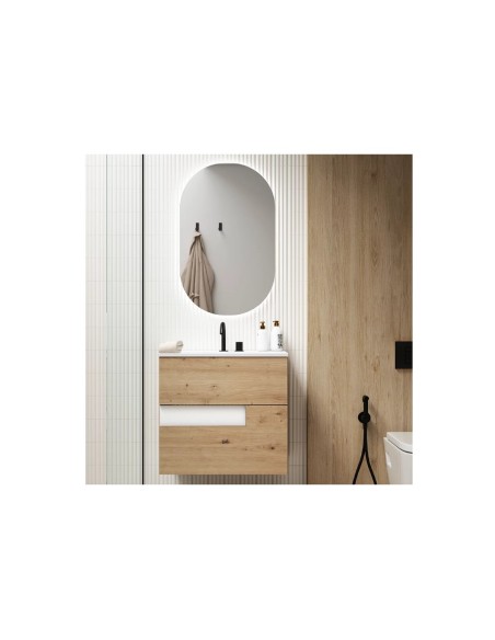 CONJUNTO MUEBLE DE BAÑO DE 60cm MODELO VISION CON LAVABO