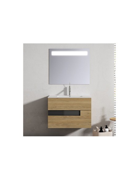 CONJUNTO MUEBLE DE BAÑO DE 80cm MODELO VISION CON LAVABO
