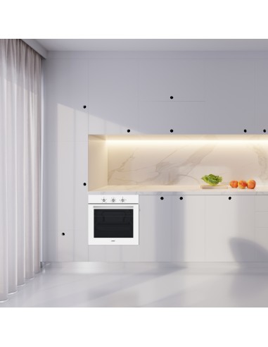 HORNO CRISTAL BLANCO DE 66L. MODELO CATA