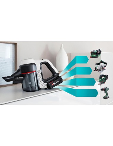 ASPIRADORA SIN CABLE EN COLOR BLANCO...