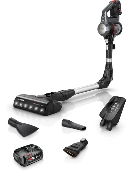 ASPIRADORA SIN CABLE EN ACERO MODELO UNLIMITED 7 DE BOSCH