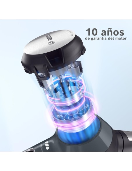 ASPIRADORA SIN CABLE EN ACERO MODELO UNLIMITED 7 DE BOSCH
