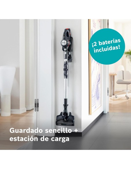 ASPIRADORA SIN CABLE EN ACERO MODELO UNLIMITED 7 DE BOSCH