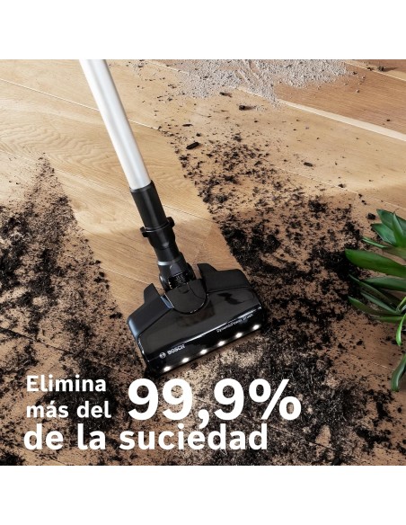 ASPIRADORA SIN CABLE EN ACERO MODELO UNLIMITED 7 DE BOSCH