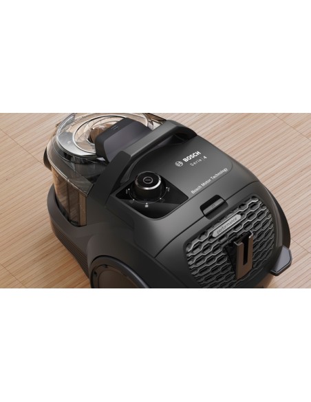 ASPIRADOR SIN BOLSA  SERIE 4 COLOR NEGRO DE BOSCH