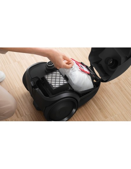 ASPIRADOR CON BOLSA  SERIE 2 EN COLOR NEGRO DE BOSCH