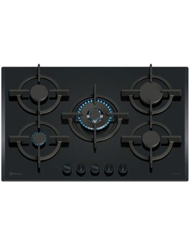 PLACAS DE GAS 5 FGOS. CRISTAL NEGRO...