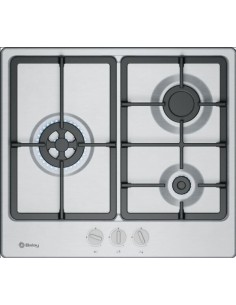 PLACA DE GAS EN ACERO 3...