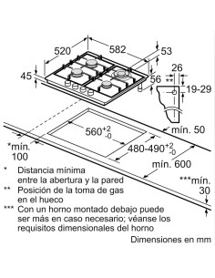 PLACA DE GAS 4 FUEGOS EN... 2