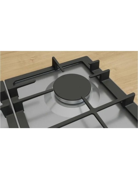 PLACA DE GAS 3 FUEGOS EN ACERO 60cm BOSCH