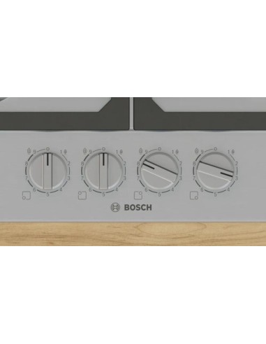 PLACA DE GAS 4 FGOS. EN ACERO DE 60cm...