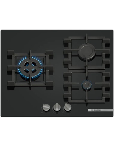 PLACA DE GAS 4 FGOS. EN VIDRIO BOSCH