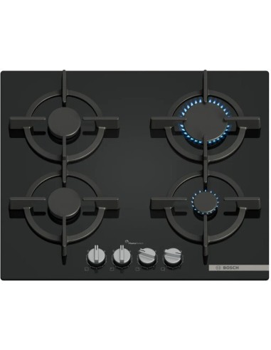 PLACA DE GAS 4 FGOS. VIDRIO TEMPLADO...