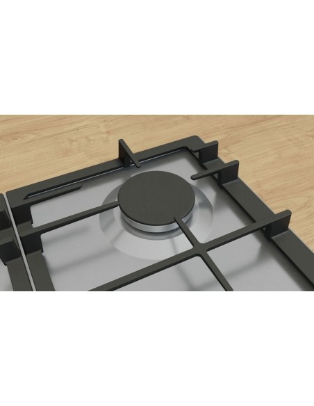 PLACA DE GAS 5 FGOS. EN ACERO INOX. BOSCH