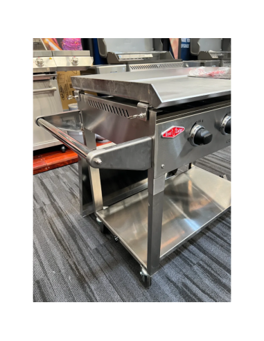 BARBACOA A GAS CARRO PLANCA CLUBMAN INOX