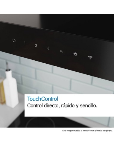 CAMPANA DECORATIVA EN NEGRO MATE DE 60cm