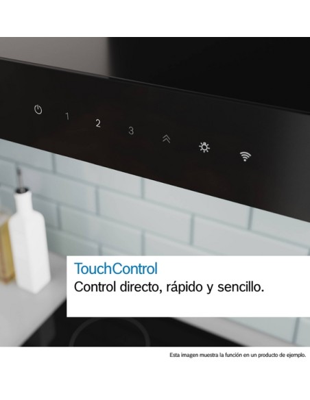 CAMPANA DECORATIVA EN NEGRO MATE DE 60cm