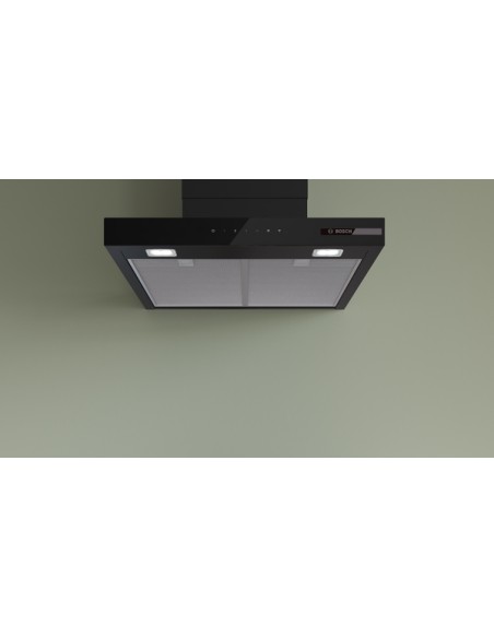 CAMPANA DECORATIVA EN NEGRO MATE DE 60cm